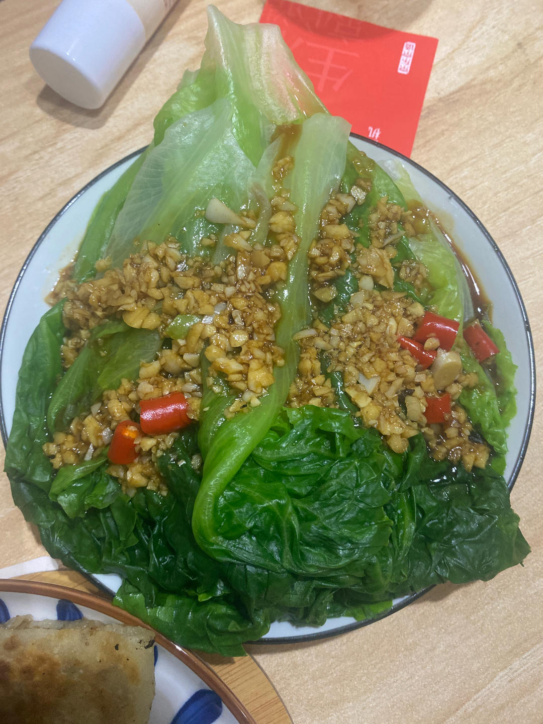 白灼生菜——减脂餐