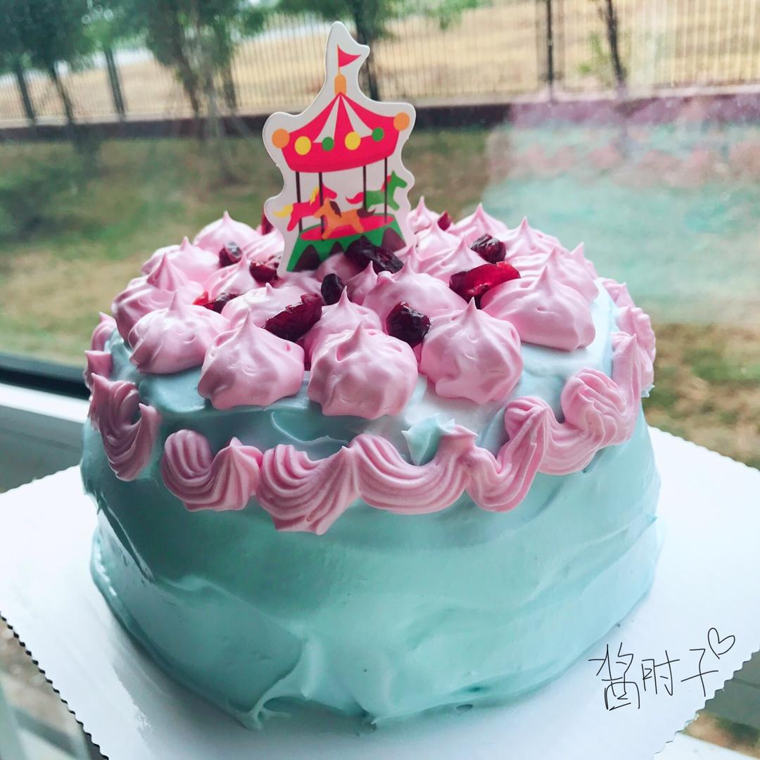 淡奶油裱花蛋糕