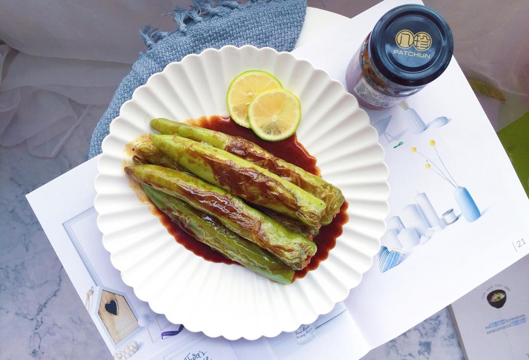 心如止静s做的八宝煎酿青椒