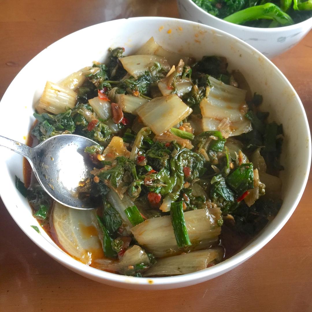 超下饭豆瓣厚皮菜的做法