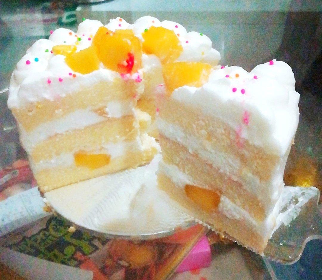 超简单完美戚风蛋糕（6寸2蛋）附打发、翻拌、脱模视频