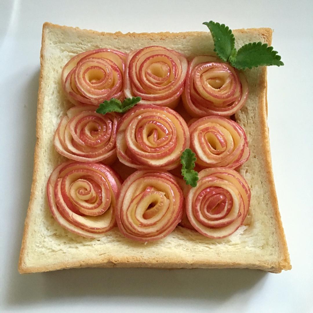 苹果玫瑰吐司