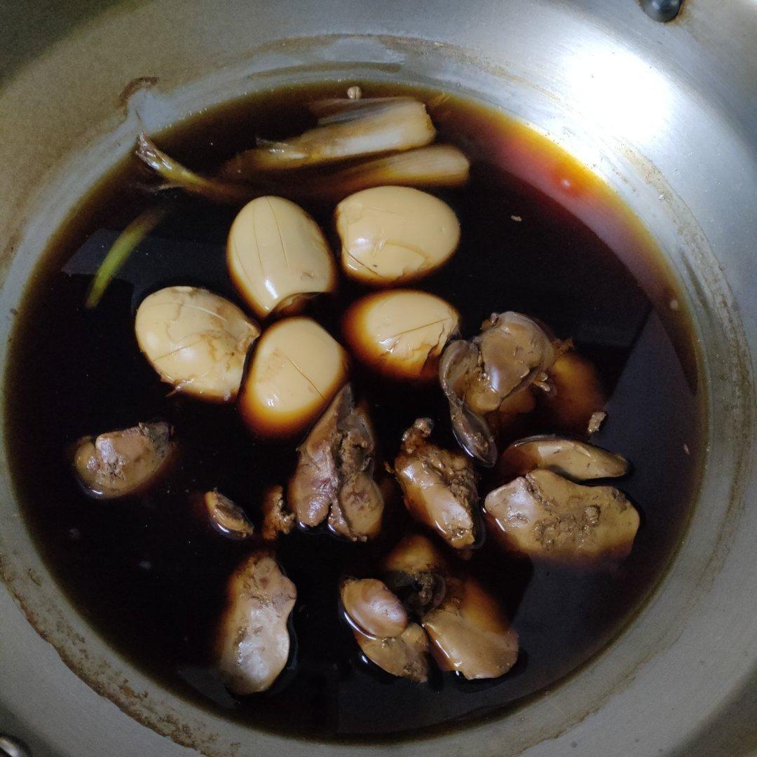 卤鸡肝