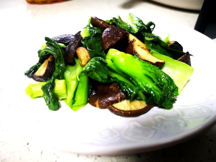 香菇青菜的做法