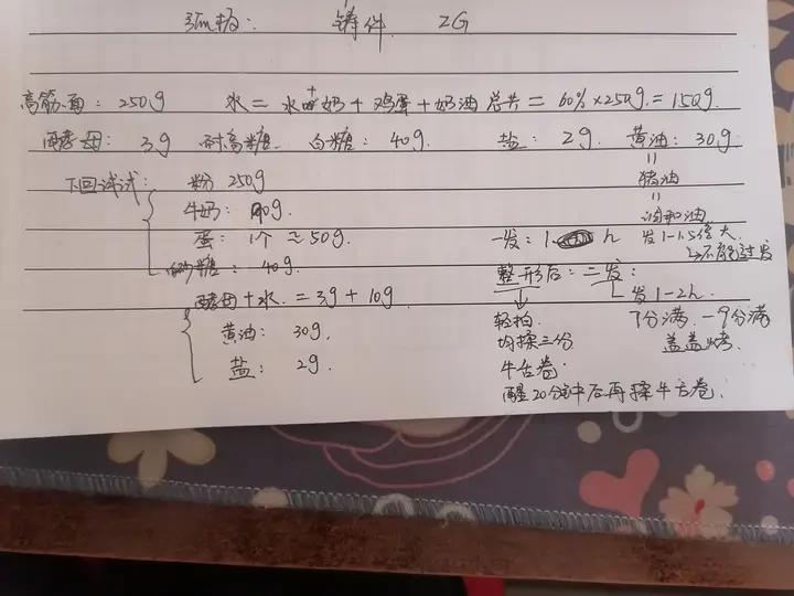 基础吐司的数据分析（新手揉手套膜）