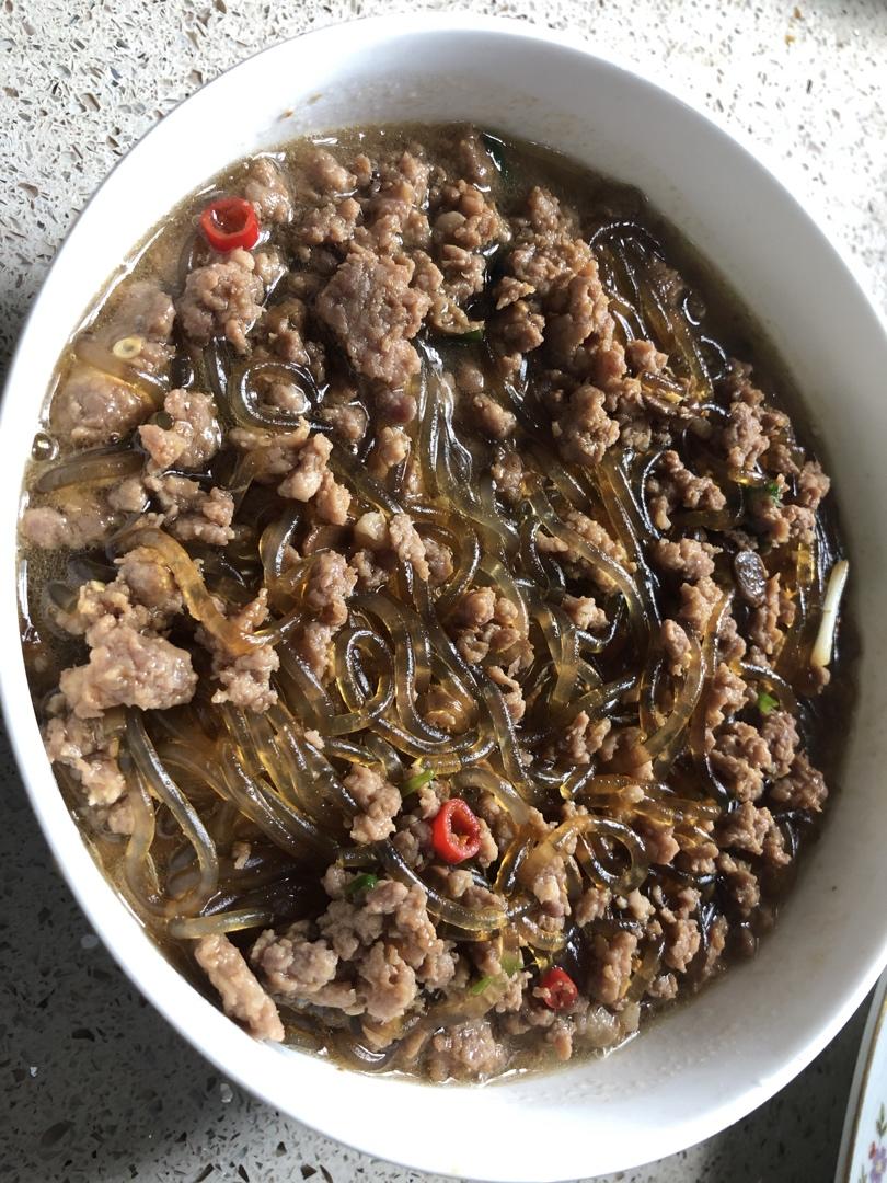 蚂蚁上树(肉末炒粉丝)超下饭‼️十分钟搞定