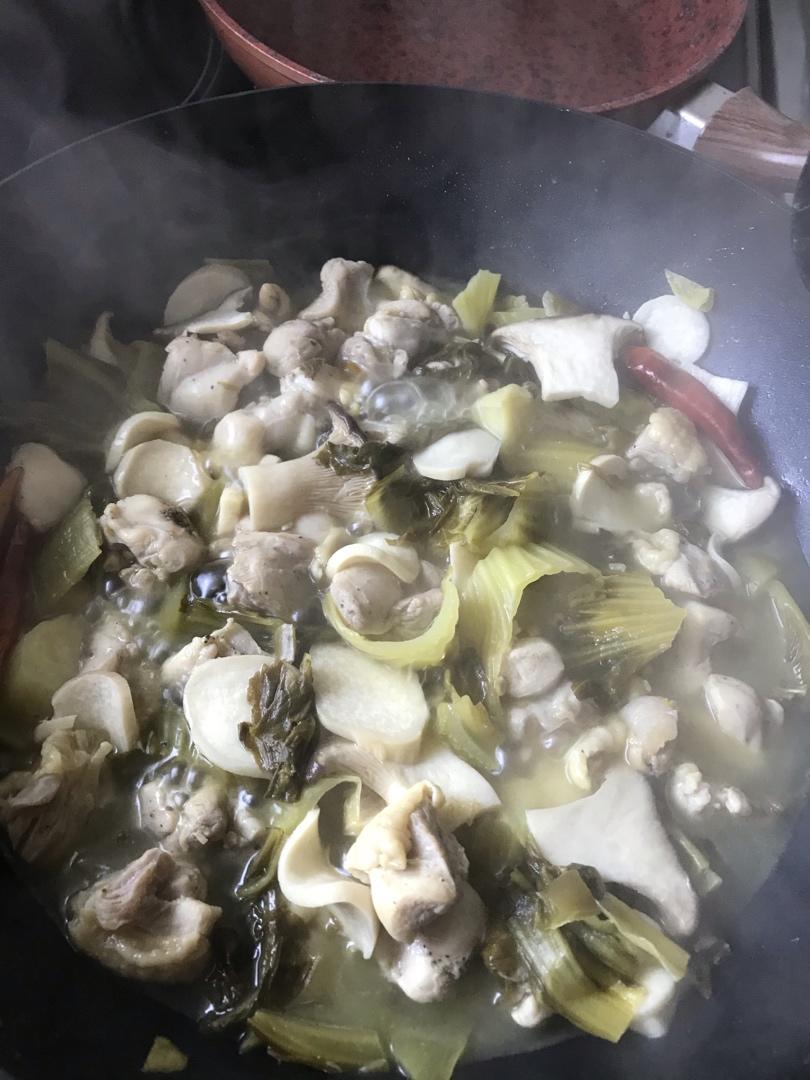 酸菜鸡