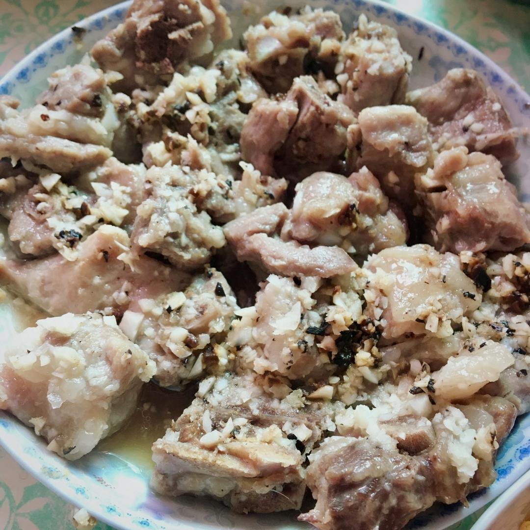 蒜蓉豆豉蒸排骨