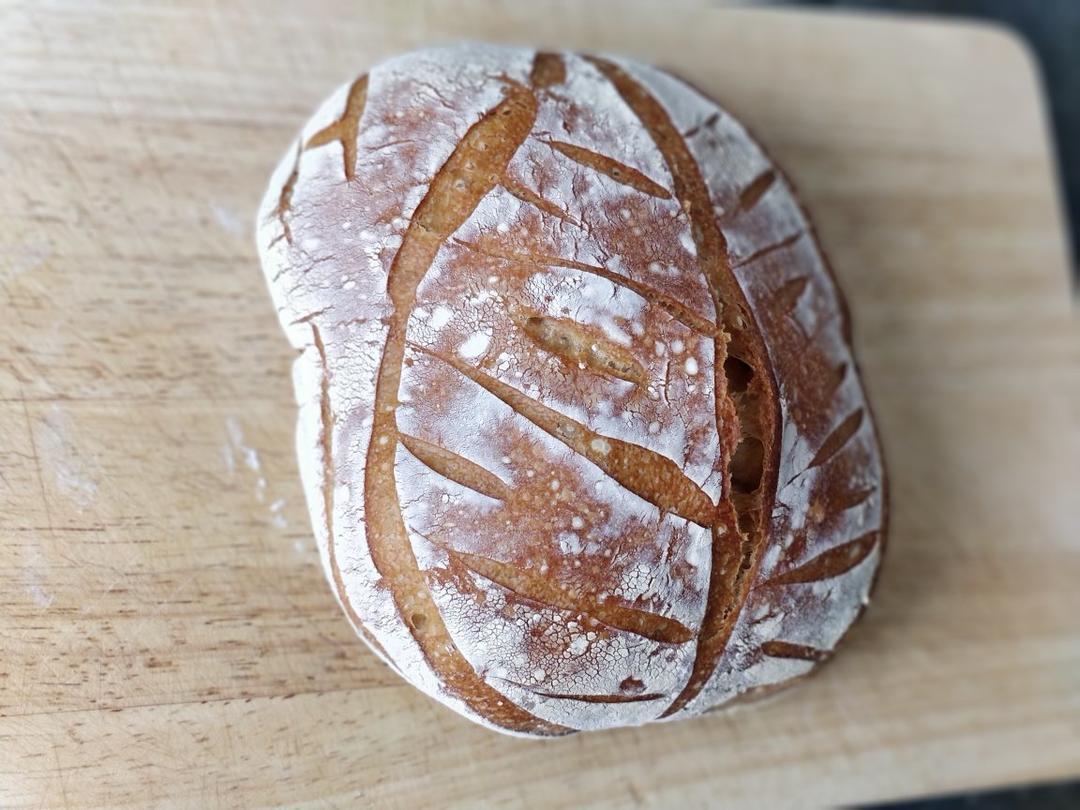 视频教程 天然酵种欧包 基础配方＆制作流程