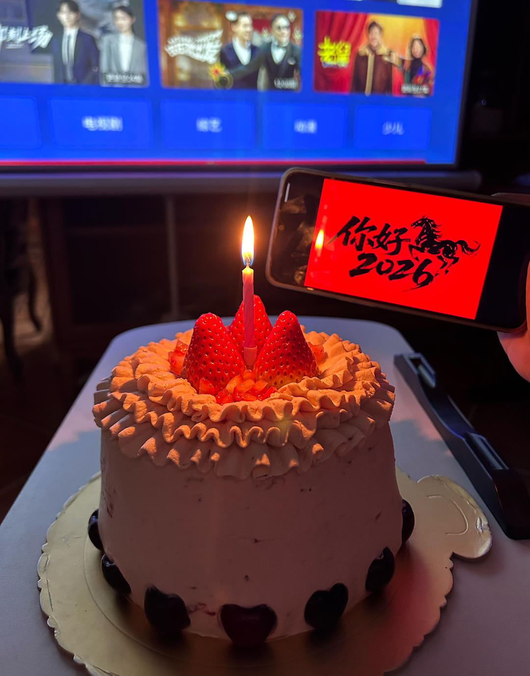 草莓奥利奥蛋糕6寸