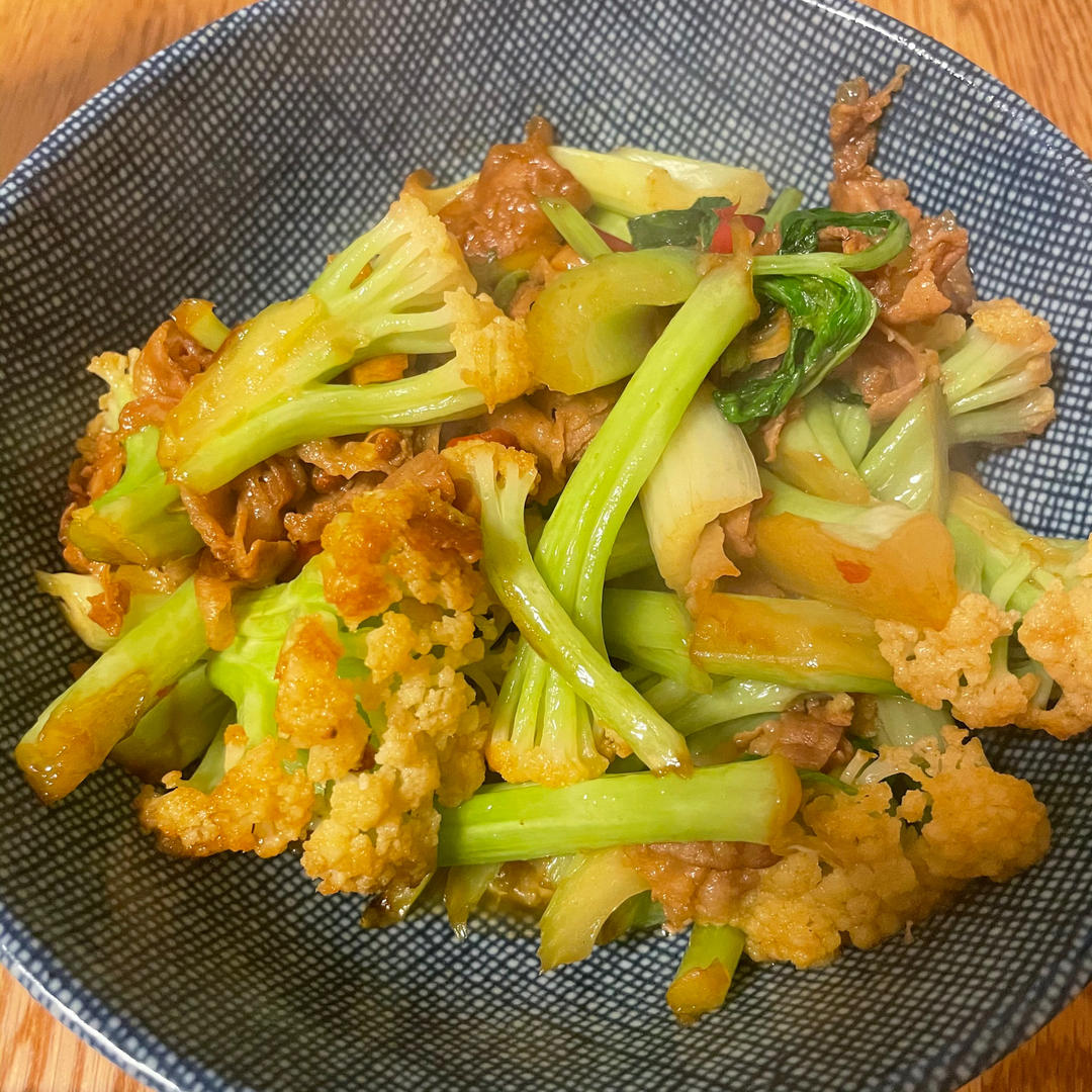 和饭店一个味道的干锅花菜