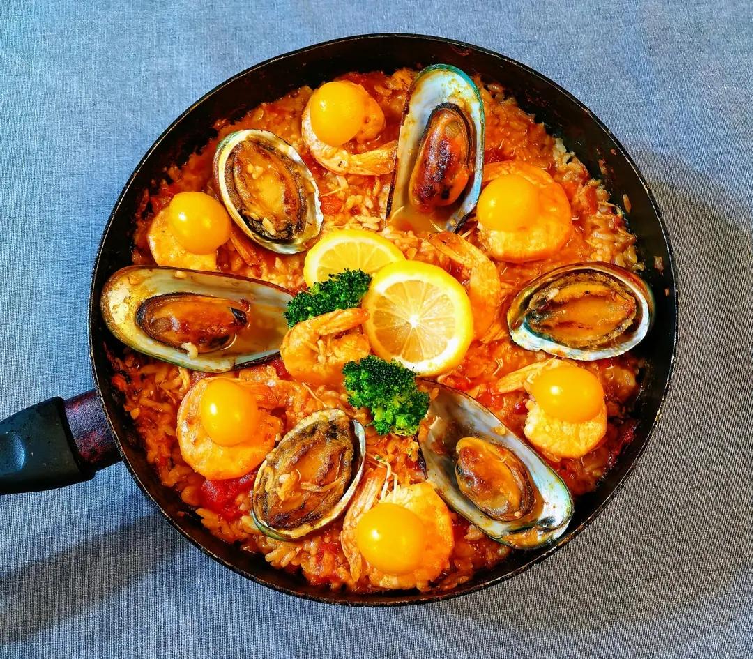 正宗paella 西班牙海鲜饭