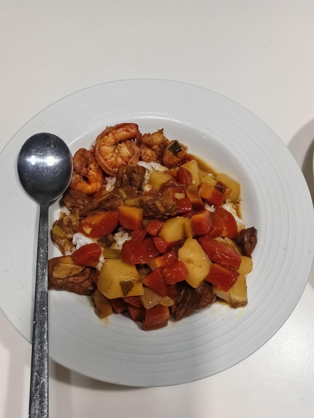 咖喱牛肉土豆