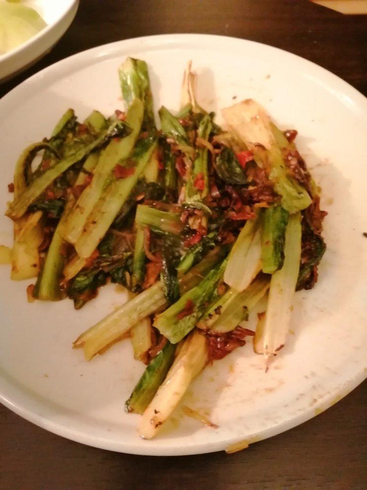 白灼油麦菜