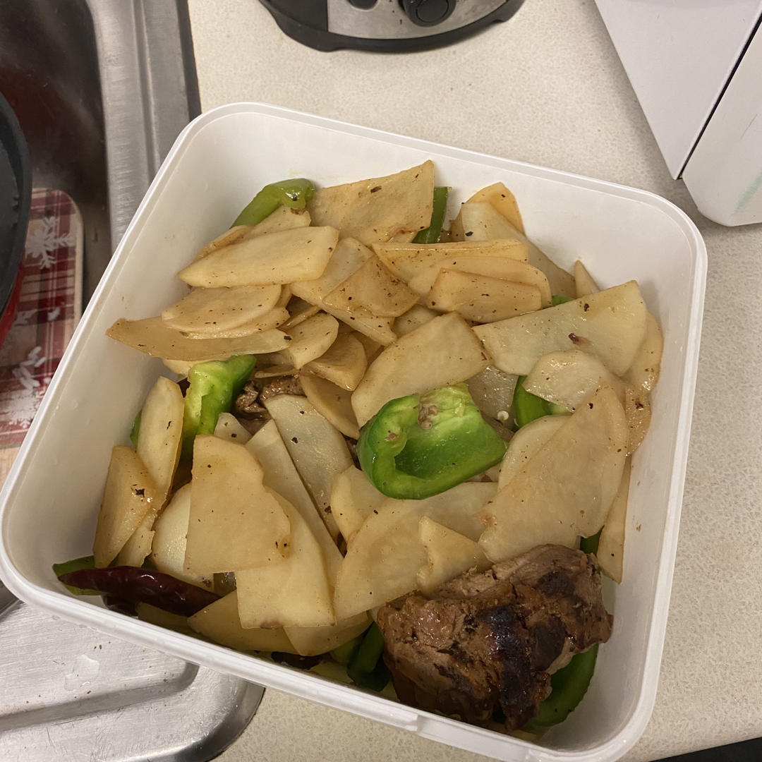 家常炒土豆片