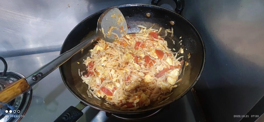 西红柿鸡蛋烩饼
