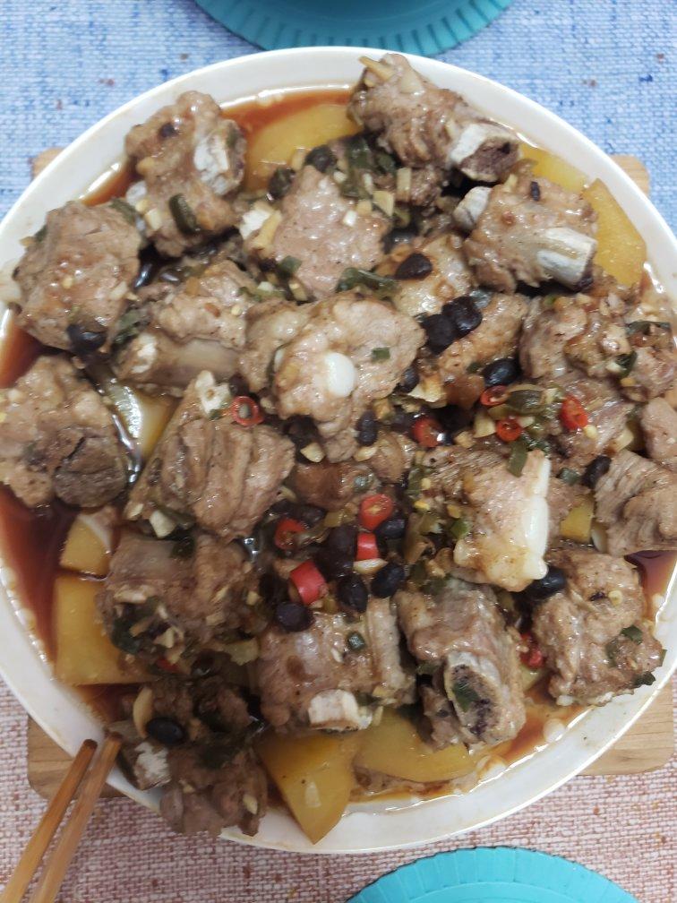 豉椒蒸土豆排骨