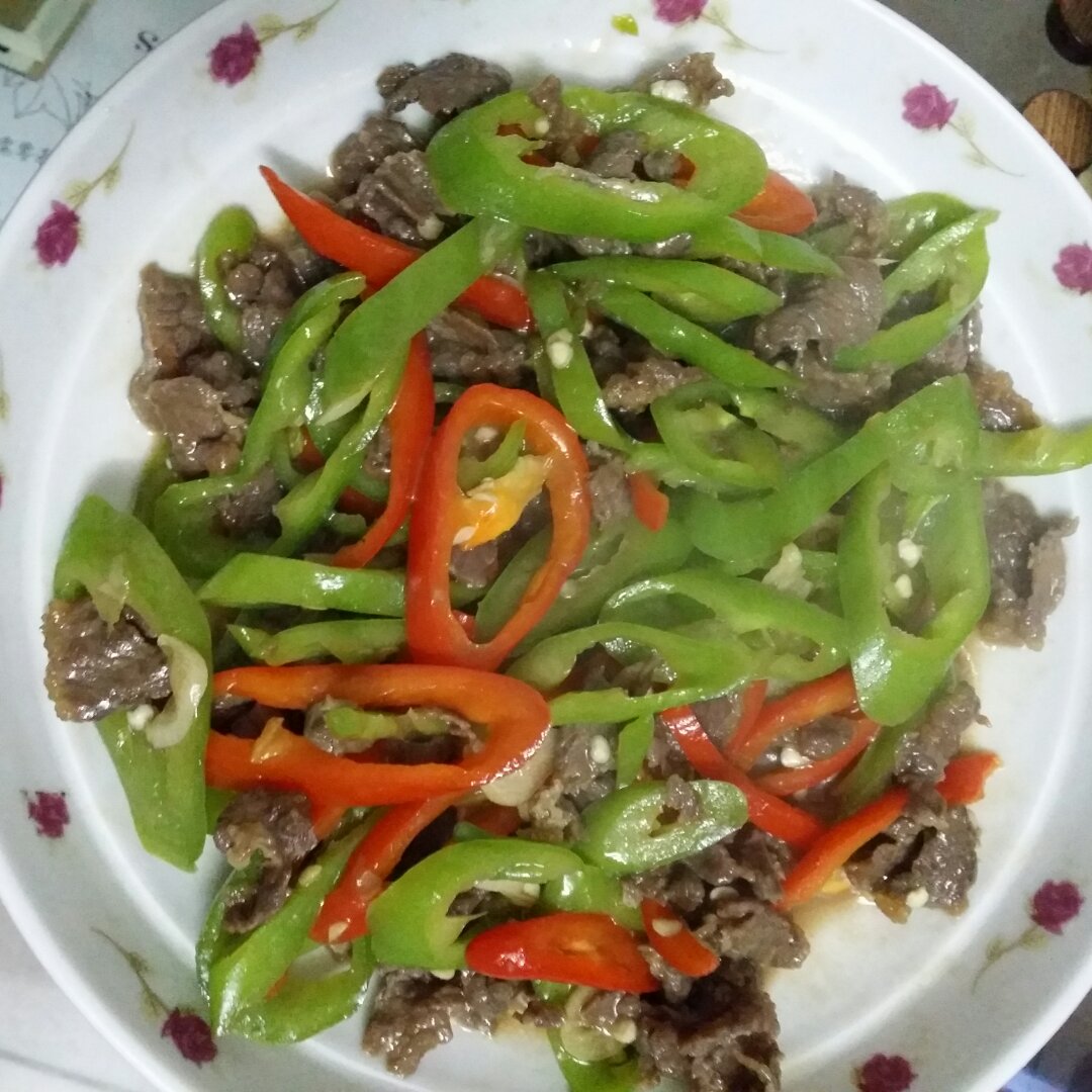 青椒牛肉