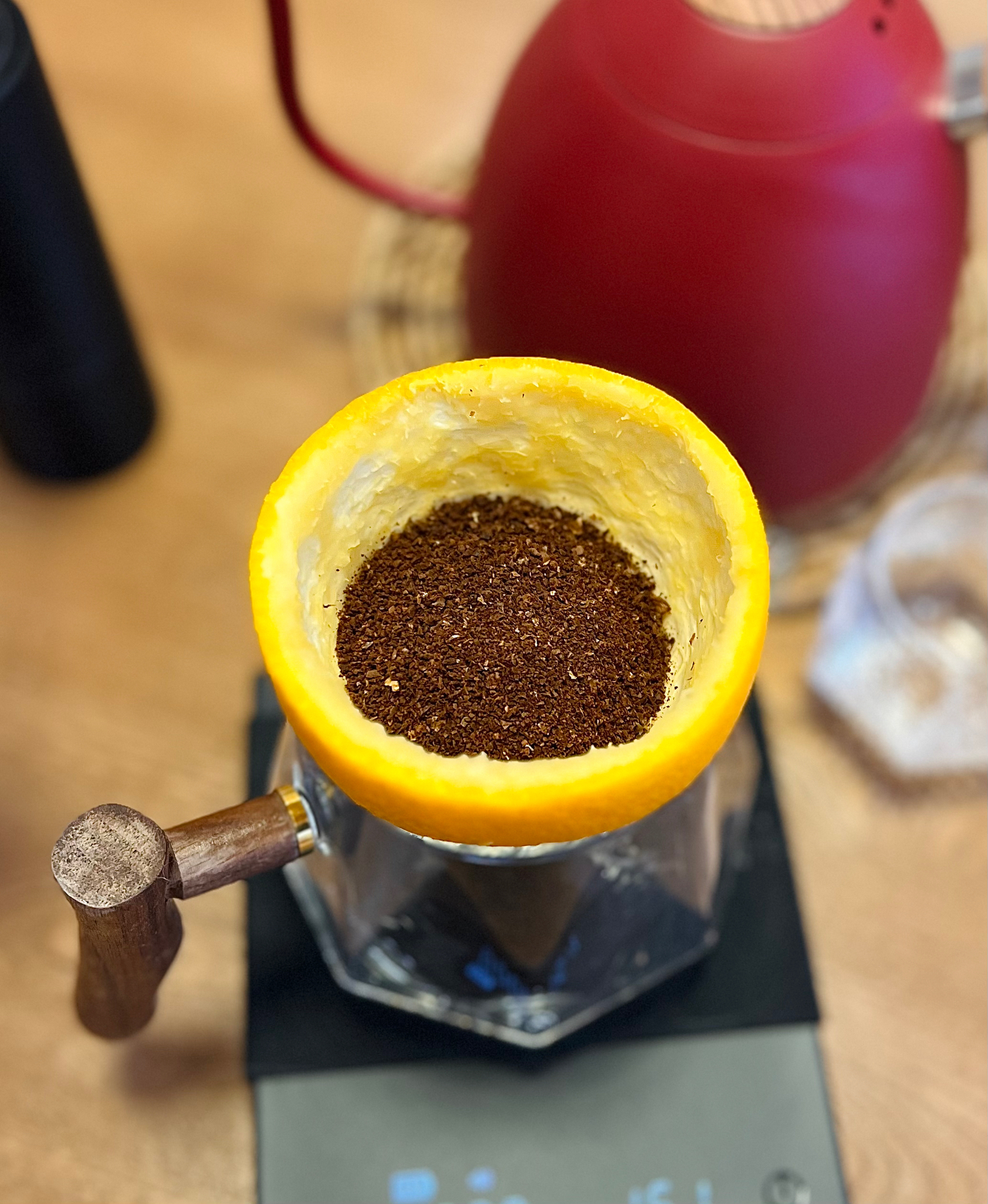 橙皮咖啡的做法