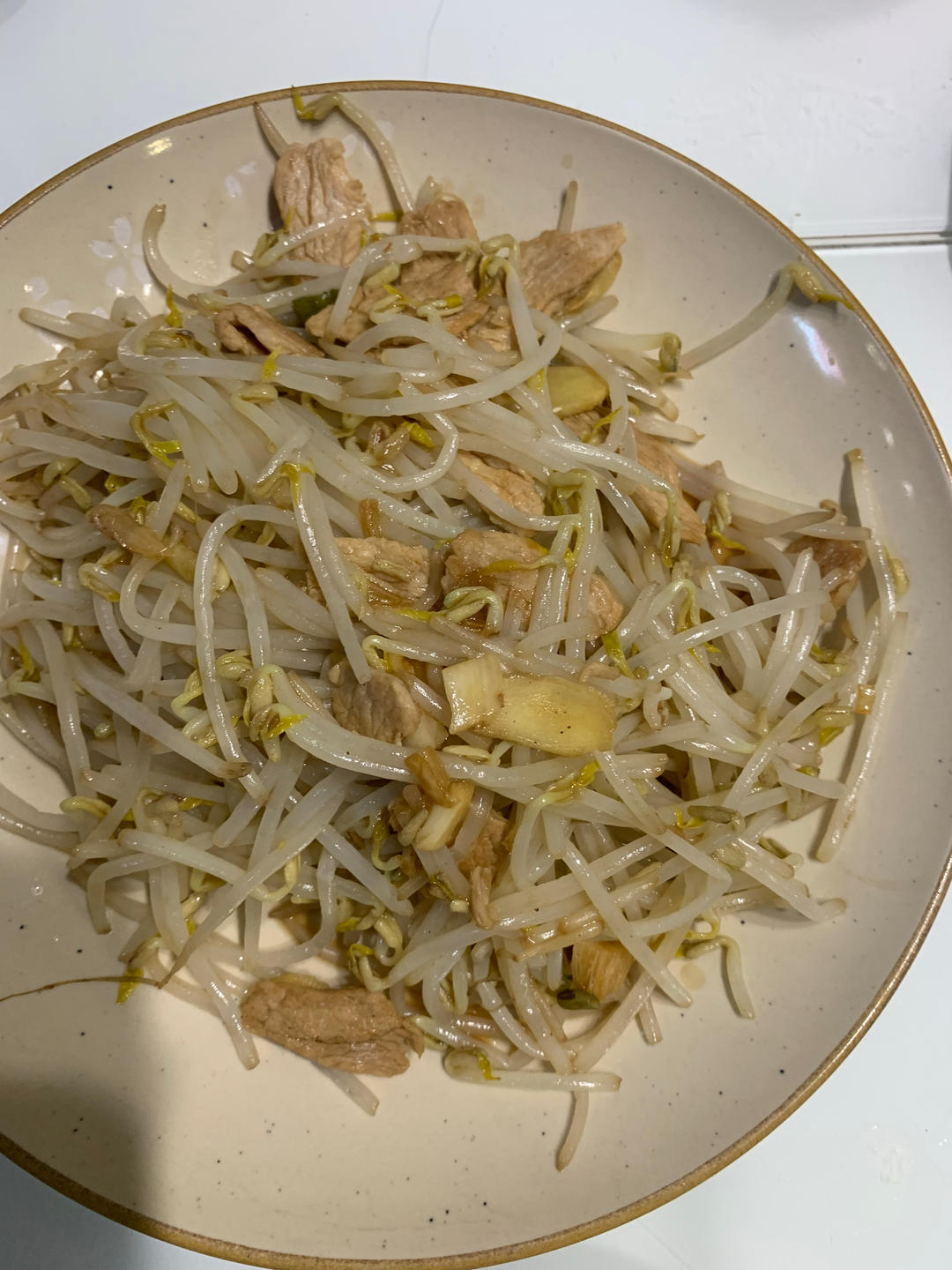 家常炒豆芽