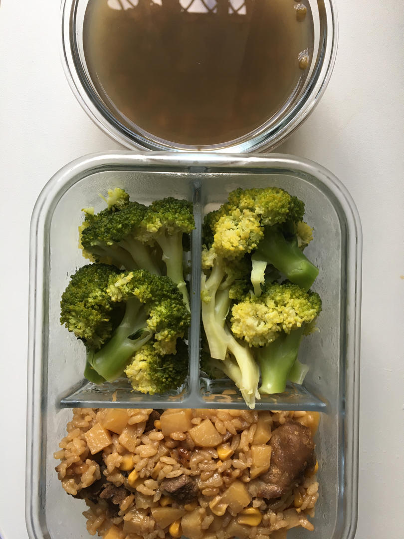 【排骨焖饭】