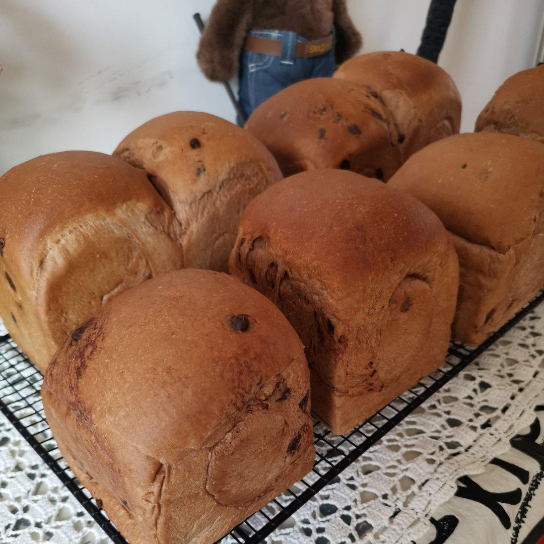 牛奶巧克力吐司