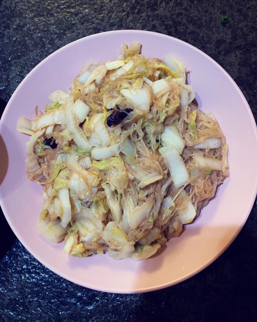 大白菜炒粉丝