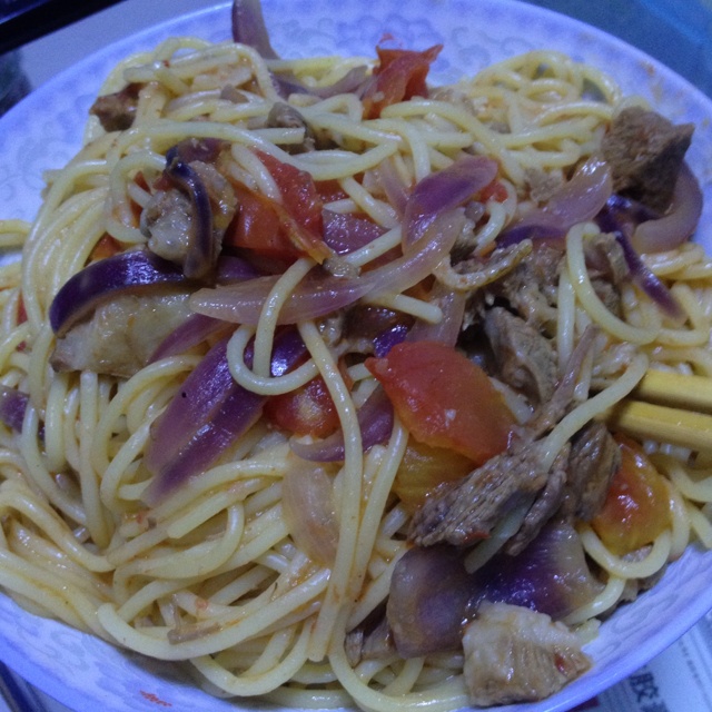 番茄肉酱意大利面