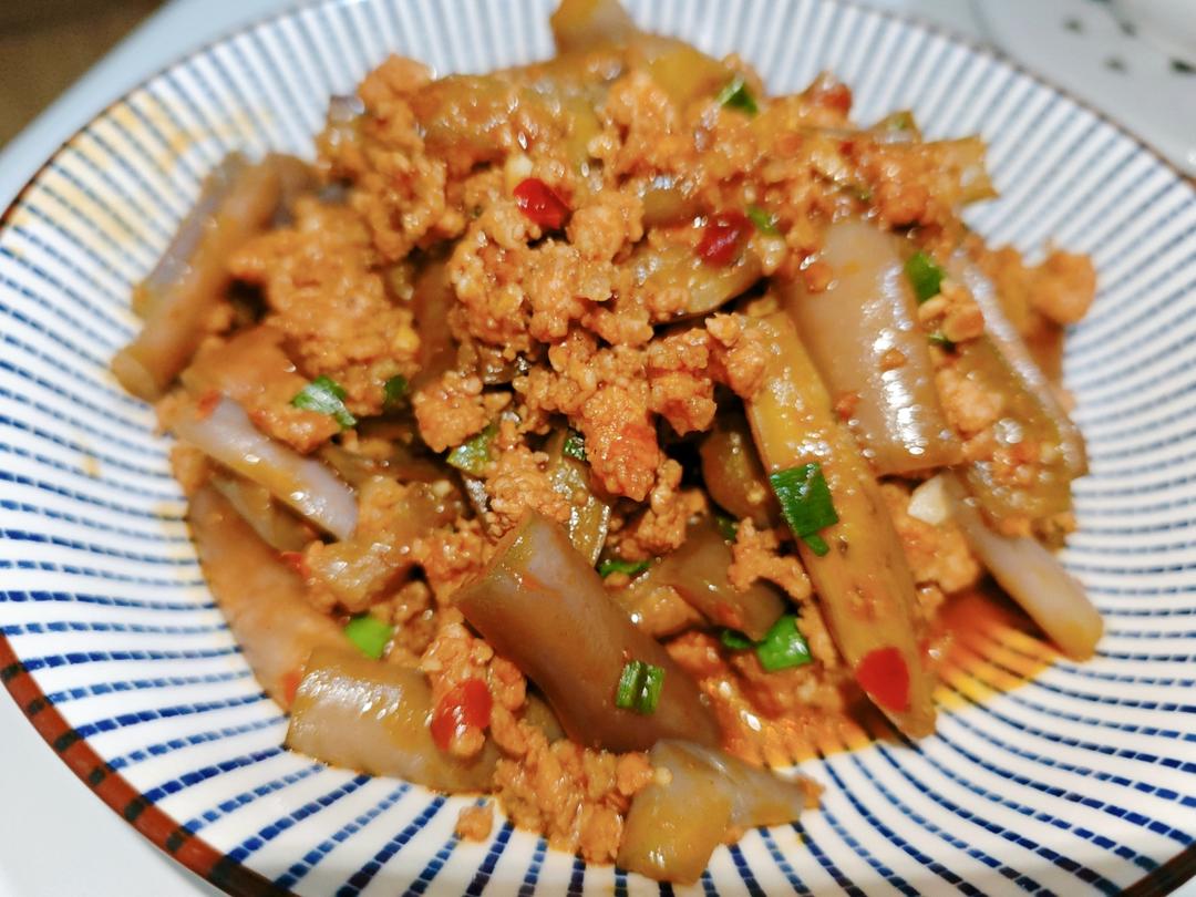 【肉末茄子】肉末茄子很难烧好？一分钟包会！
