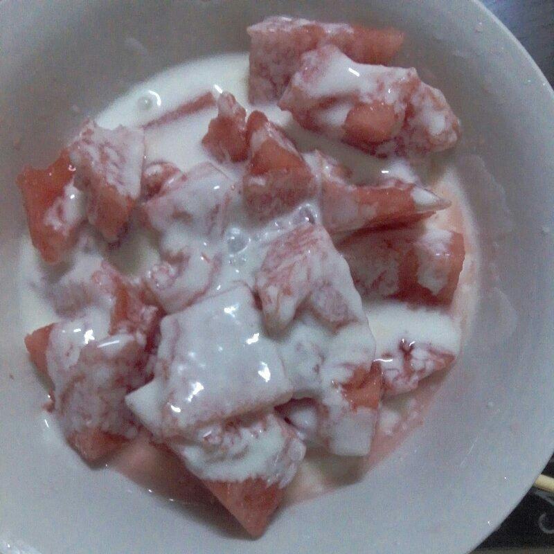 手机用户6183cjor做的西瓜酸奶沙拉