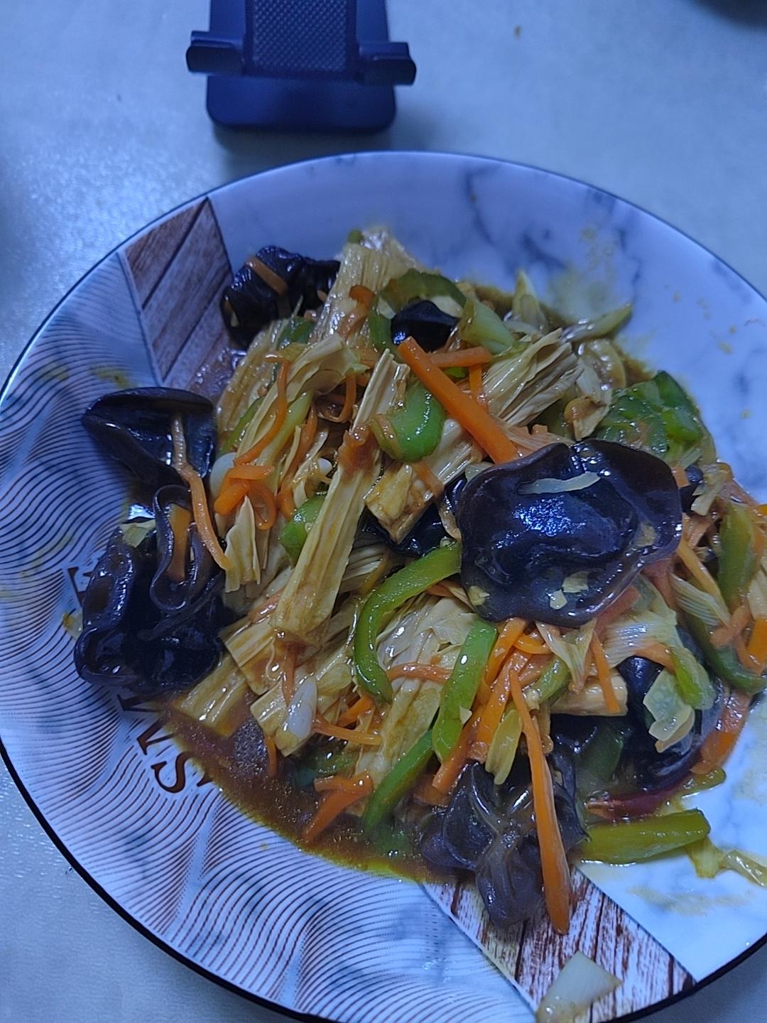 比肉还好吃的烧腐竹