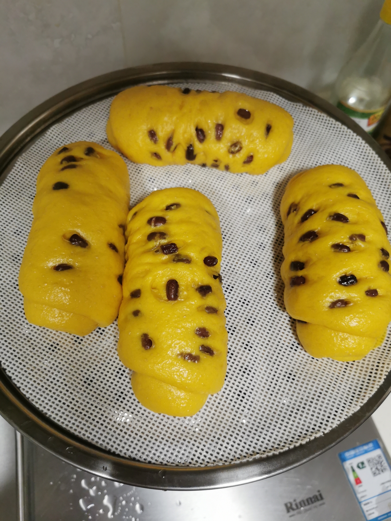 南瓜红豆卷（一次性发酵法）