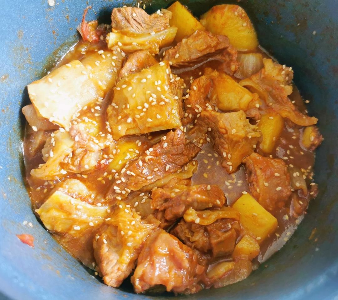 番茄土豆炖牛腩