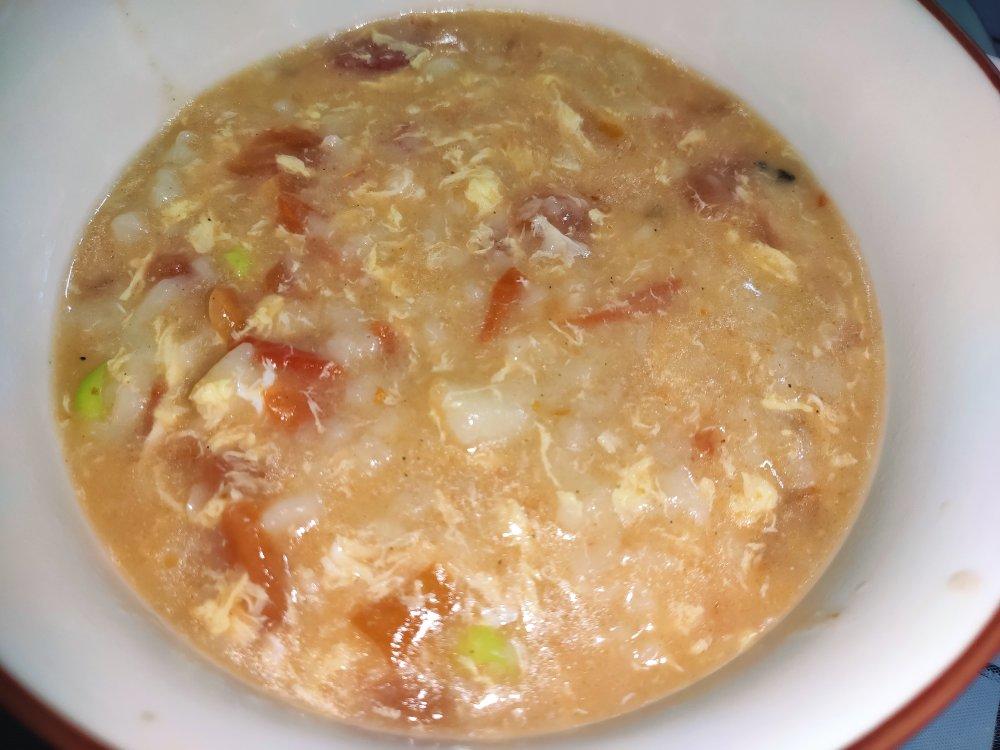 简单早餐-疙瘩汤