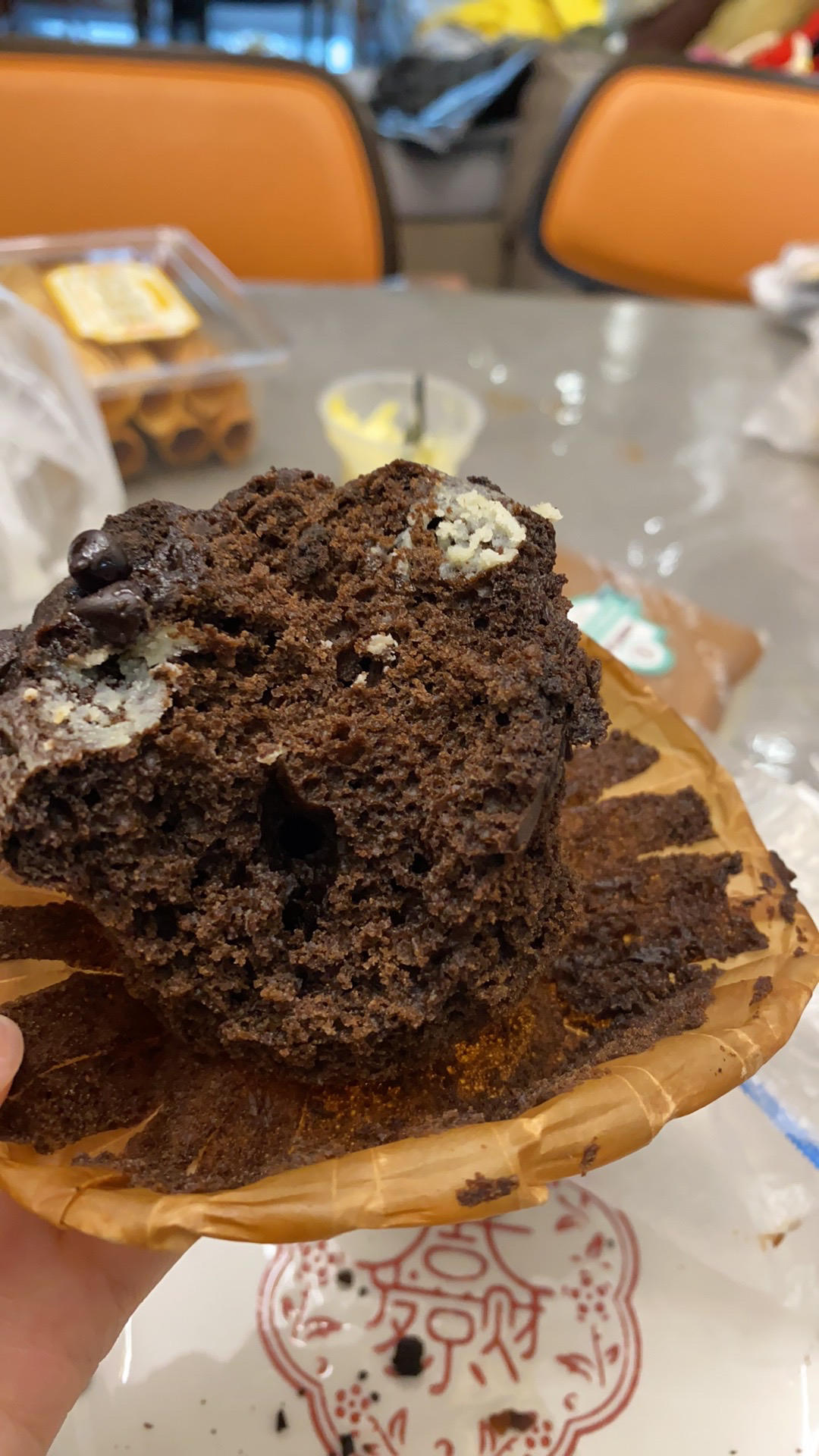 星巴克同款丨巧克力蘑菇头玛芬蛋糕丨免打发零失败