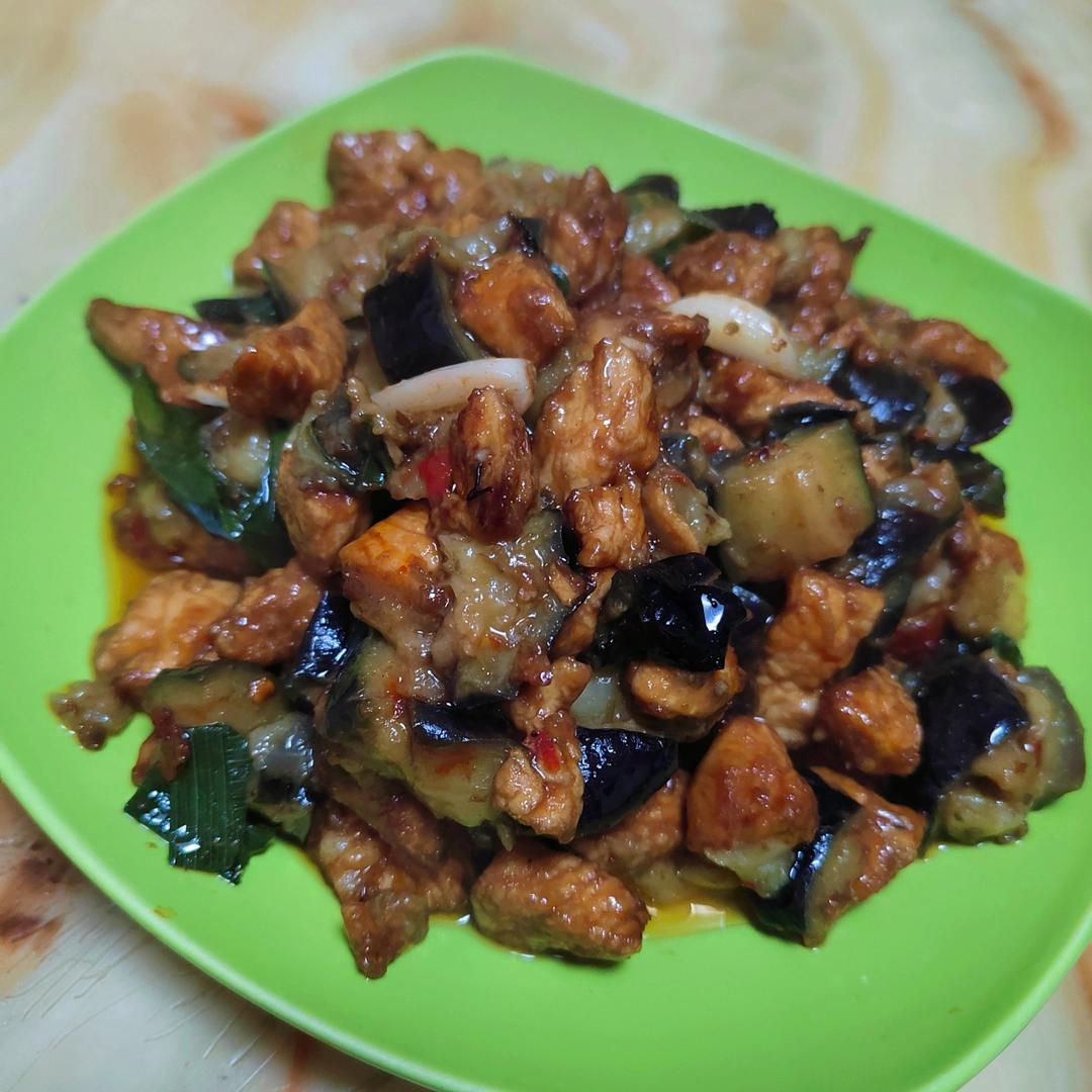 茄子鸡丁（巨下饭）