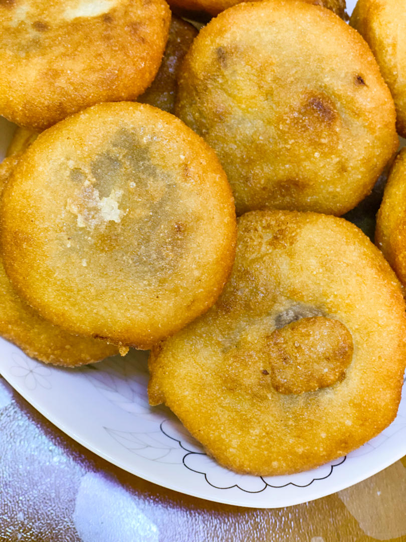 东北油炸糕（糯米粉豆沙馅儿）不翻车很简单