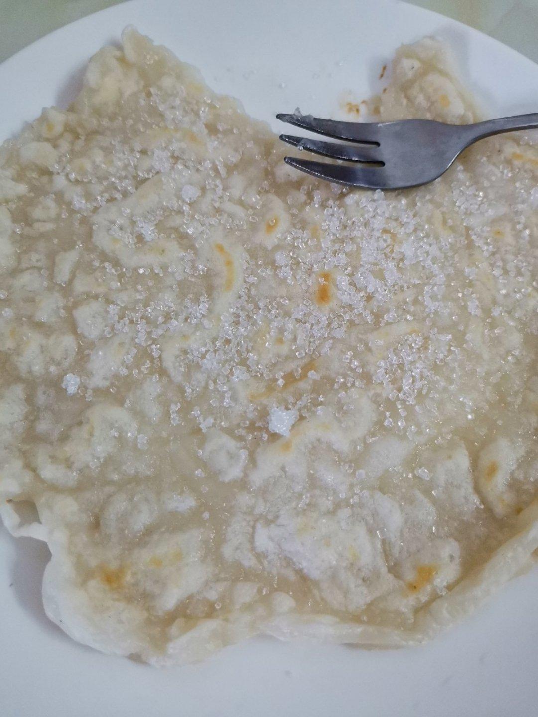 菜鸟也会的糯米粉煎饼