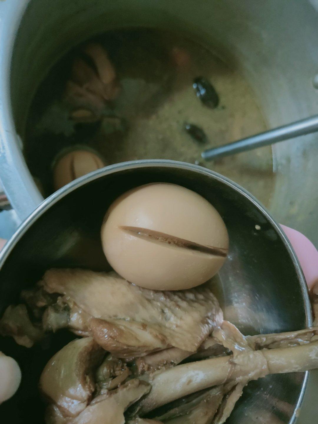卤鸡腿🍗，鸡蛋，豆干