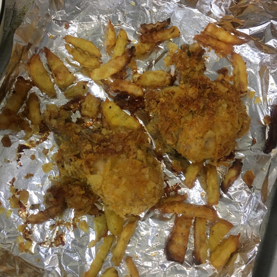 脆皮烤鸡腿