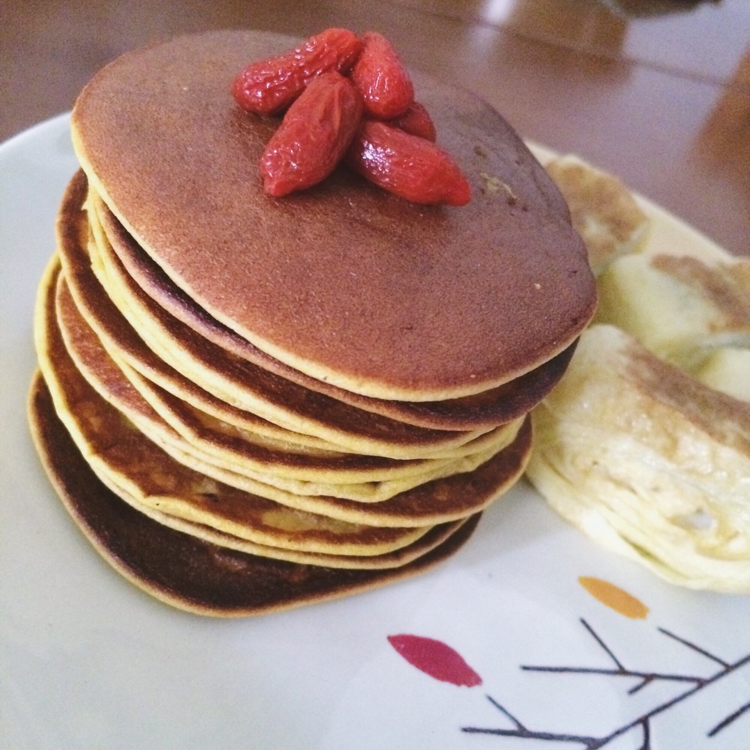 超级简单pancake【无黄油健康版】