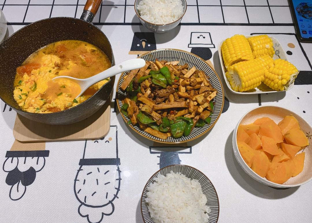 青椒肉丝炒香干