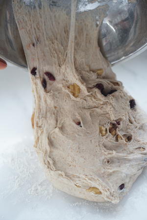 全麦核桃蔓越莓欧包（附整形详细手法）的做法 步骤15
