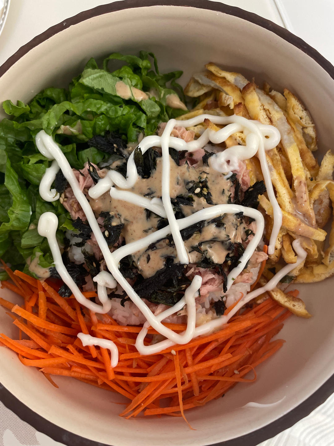 孩子超爱吃的金枪鱼海苔拌饭