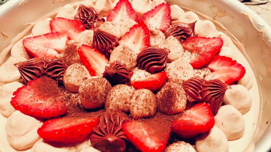 提拉米苏（熟蛋,无吉利丁）+自制马斯卡彭