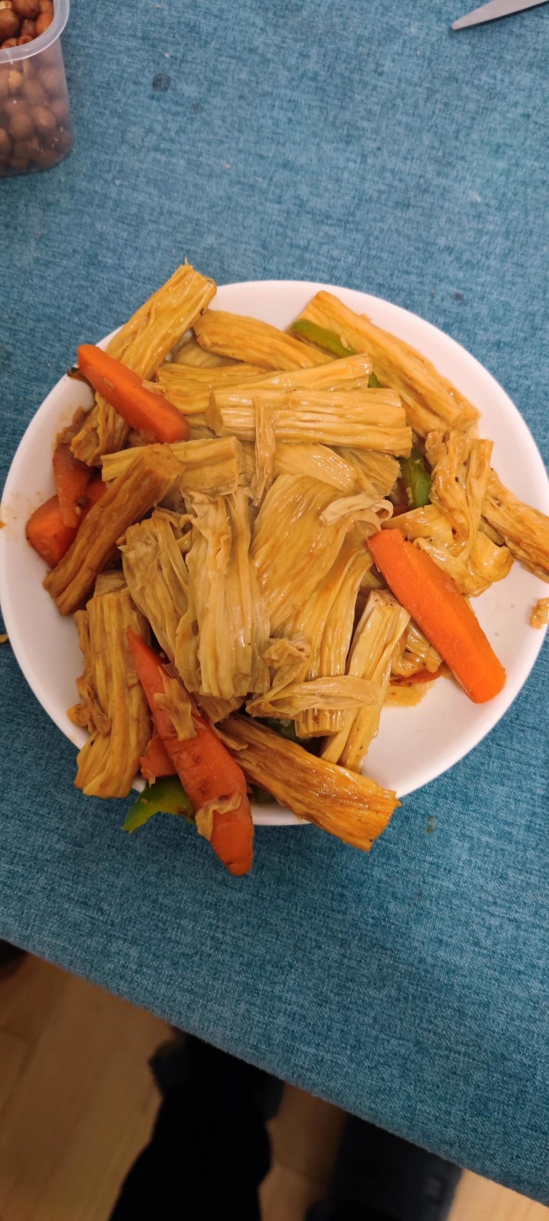 比肉还好吃的烧腐竹