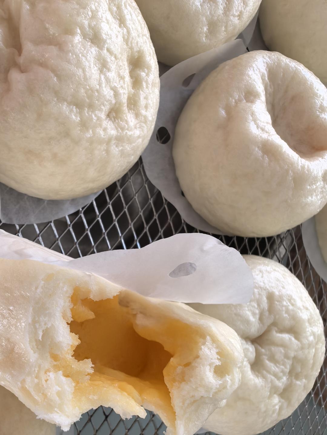 【简简厨房】流沙包、奶黄包