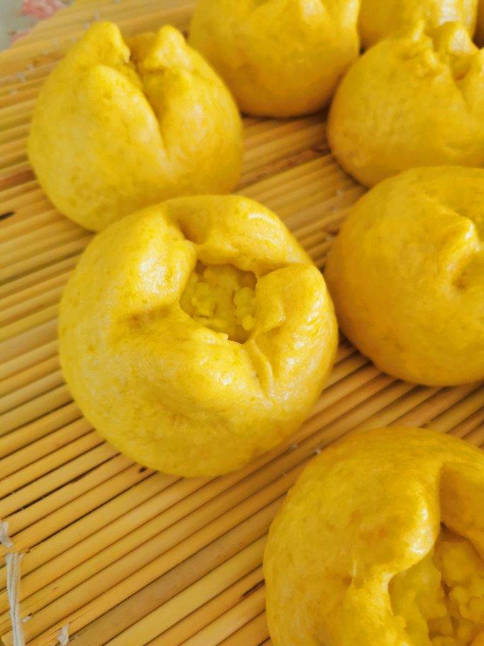 新手也可以--详解如何做出人见人爱、金黄的南瓜馒头