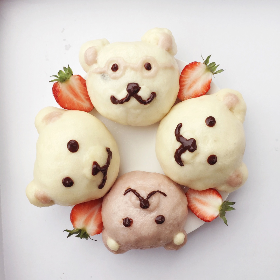 妈妈派菜谱--趣味卡通馒头