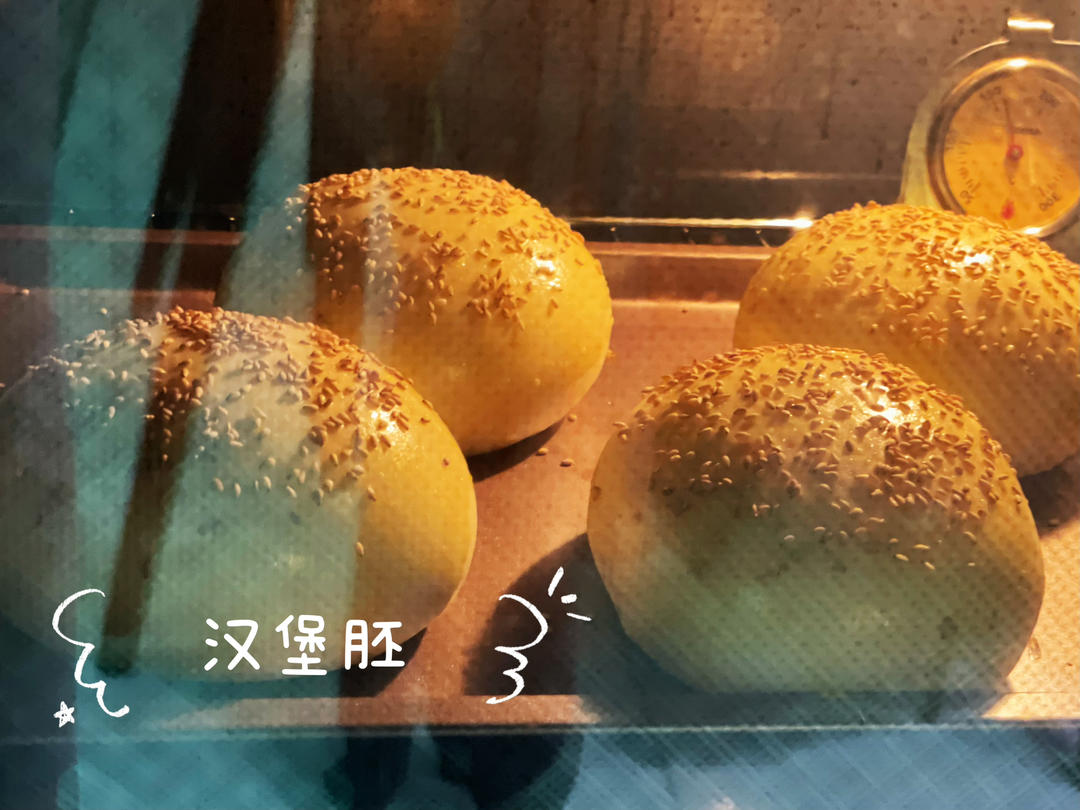 松软汉堡包胚